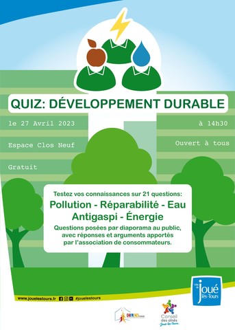 Quiz : Développement Durable | Tours Métropole Val De Loire