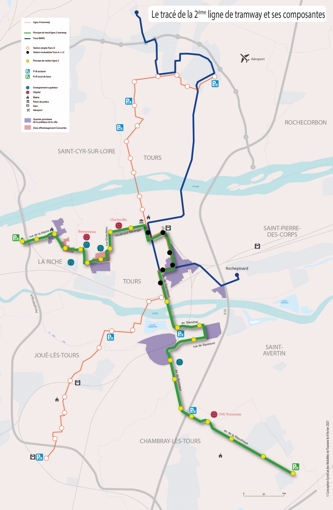 La 2e Ligne De Tramway, Projet Phare De Tours Métropole Val De Loire ...